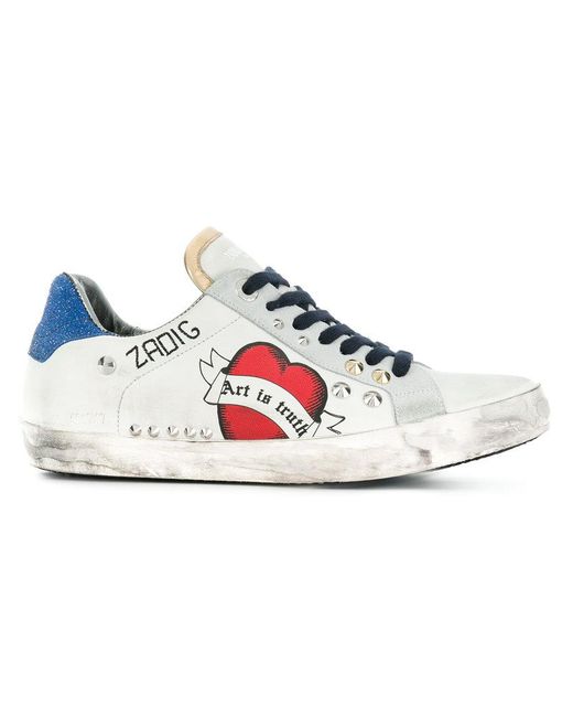 Zadig & Voltaire Used Sneakers in White | Lyst