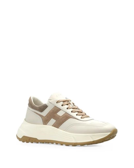 Hogan White Baskets À Patch Logo