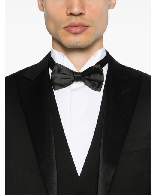 Corneliani Black Single-Breasted Dinner Suit for men
