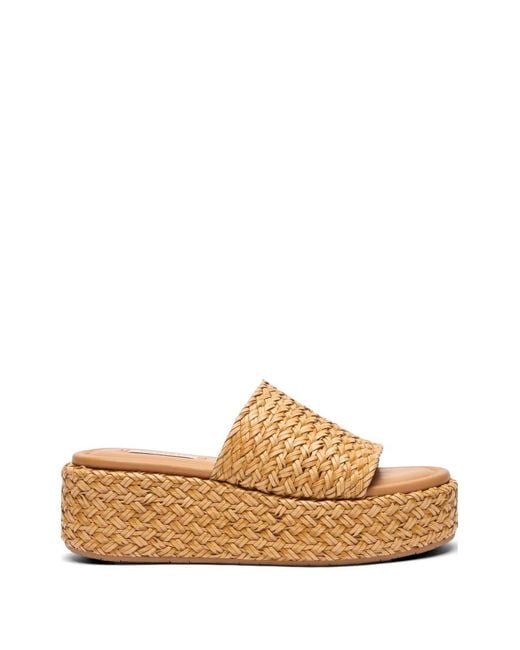 Casadei White Suncity Woven Sandals