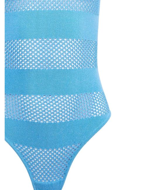 Fleur du Mal Blue Simone Bodysuit