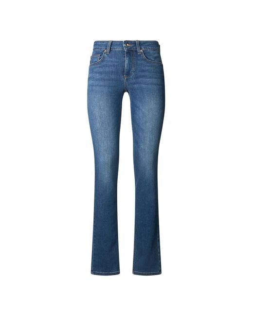 Liu Jo Blue Dark Denim Explosion Jean Pant