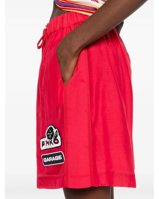 ショートパンツ PINKO LEWIS BERMUDA Pinko Lewis Bermuda Shorts in Red | Lyst