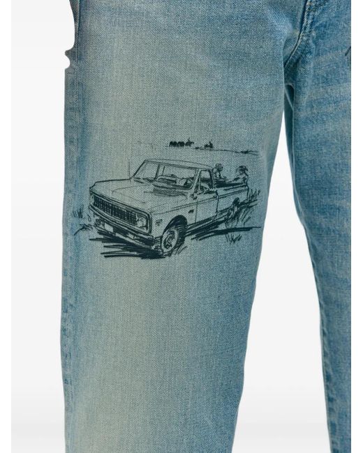 Neighborhood Blue X One Of These Days Printed Jeans for men