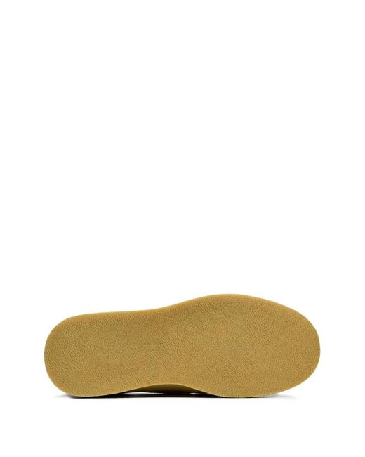 HIDE & JACK Natural Croc-Effect Logo Loafers
