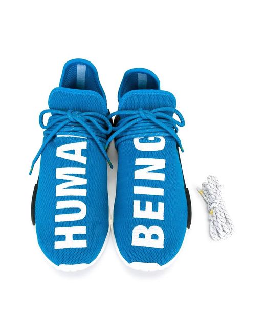 Adidas Blue X Pharrell Williams Human Race Nmd Sneakers