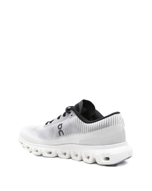 On Shoes White Cloud 6 Logo-Detail Sneakers