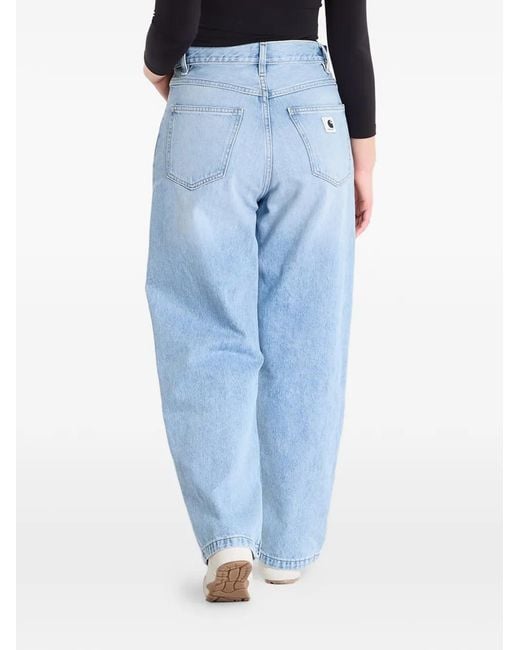Carhartt Blue Jean À Patch Logo