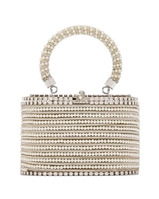 Mini Sac À Main Holli Libellula À Ornement En Perles Rosantica en coloris White