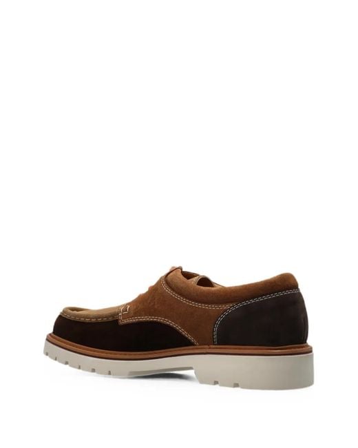 Paul Smith Brown Rooster Suede Loafers for men