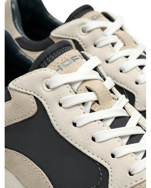 HOFF White Panelled Sneakers for men