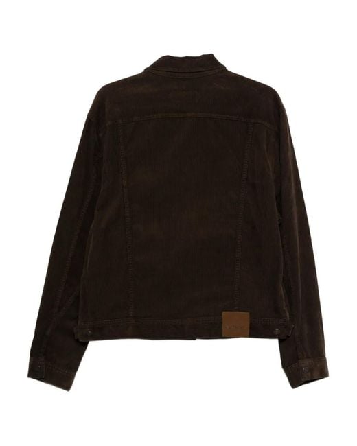 Tom Ford Black Dark Moss Corduroy Jacket for men