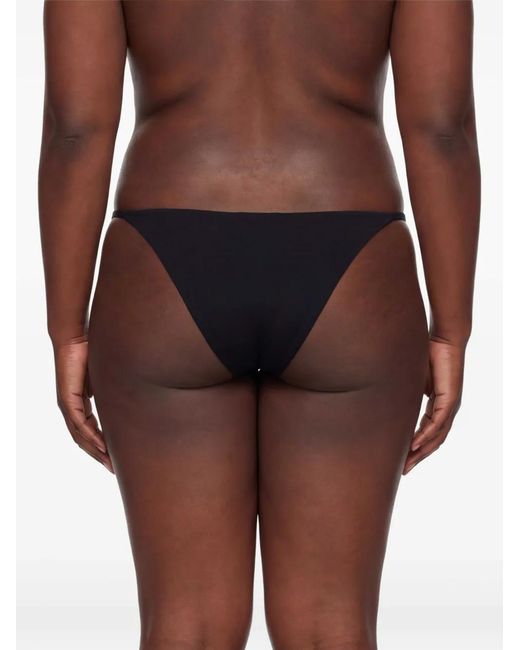 DSquared² Black Icon-Plaque Bikini Bottoms