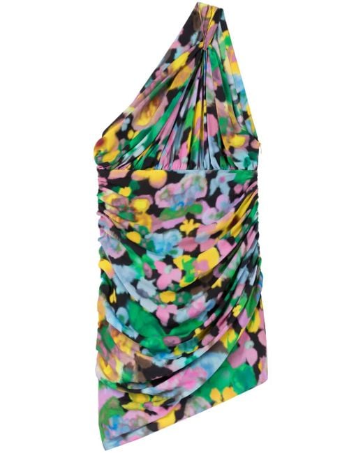 Abito Corto Ava Monospalla X Lutz Huelle di AZ FACTORY in White