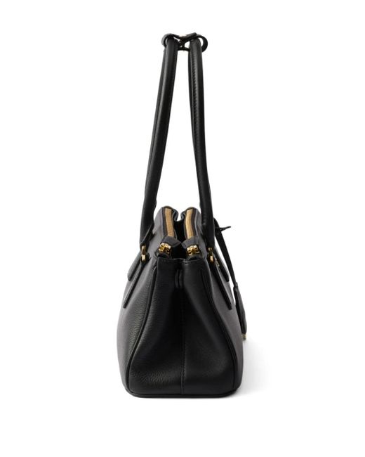 Prada Black Galleria Structured Tote Bag