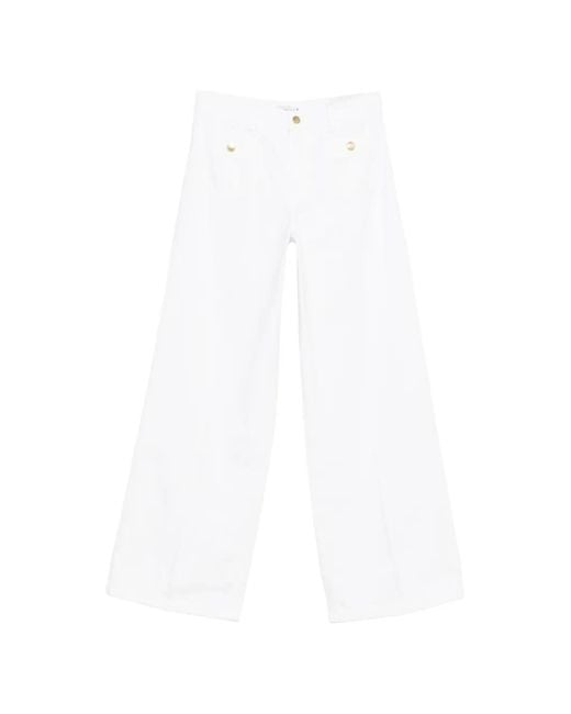 Tommy Hilfiger White Cotton Jeans