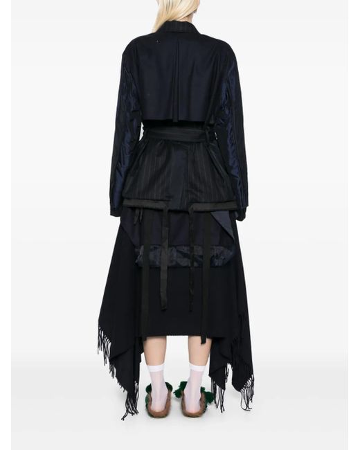 Midorikawa Black Panelled Jacket