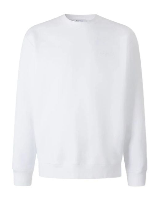 Sweat En Coton À Patch Logo Givenchy pour homme en coloris White