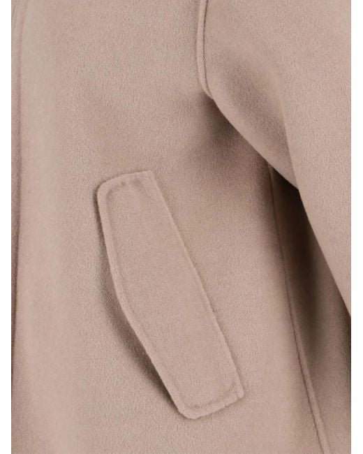 Max Mara Pink Hooded Zip-Front Jacket