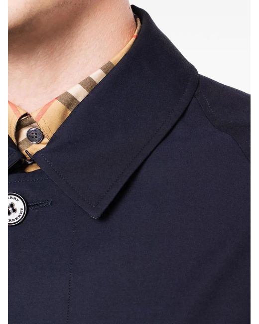 Burberry Blue Camden Car Coat for men