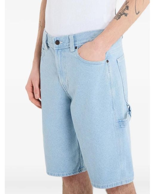 Dickies Blue 993 Carpenter Denim Shorts for men