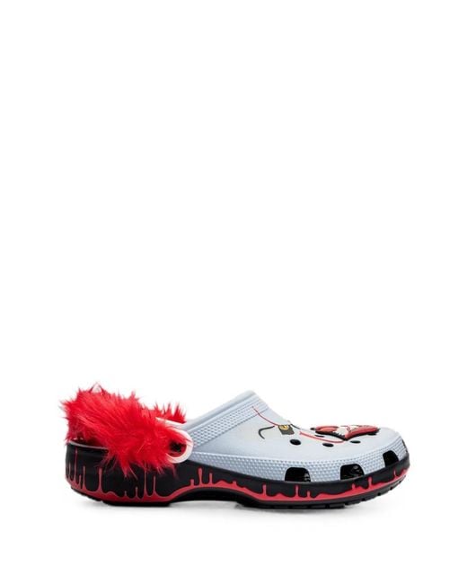 CROCSTM Red Pennywise Faux-Fur Clogs for men