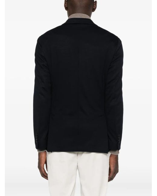 Blazer con bolsillo de parche Lardini de hombre de color Black