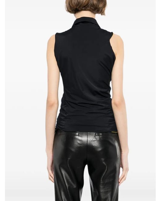 OTTOLINGER Black Twisted Reversible Shirt