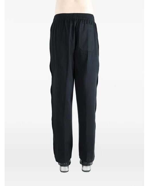 Bode Black Buttoned Trousers for men