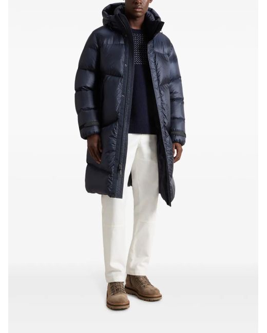 Woolrich Blue Padded Puffer Jacket for men
