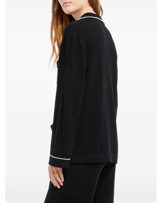 Barrie Black Ultra-Fine Shirt