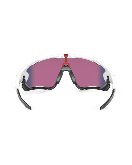 Oakley Pink Jawbreaker Shield-Frame Sunglasses for men