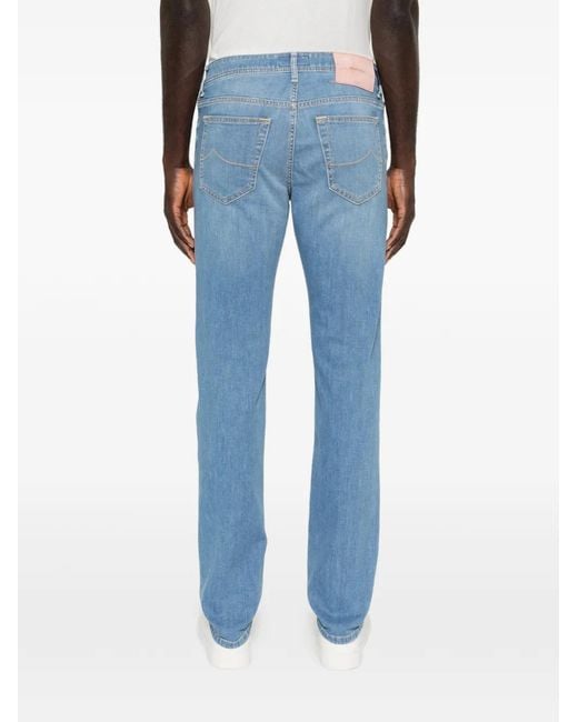 Jacob Cohen Blue Slim Jeans for men