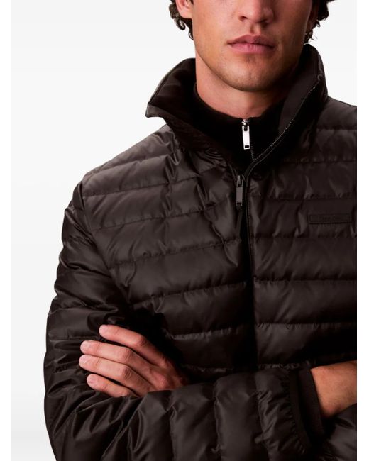 Calvin Klein Brown Quilted Jacket for men
