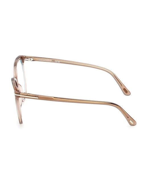 Tom Ford Natural Square-Frame Glasses
