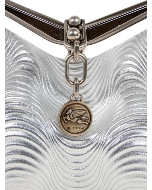 Etro White Small Vela Shoulder Bag