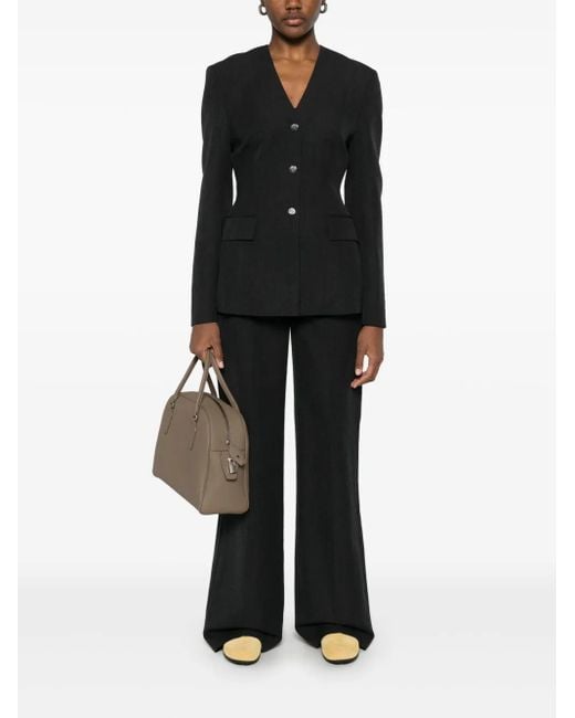 Nanushka Black Wool Blazer