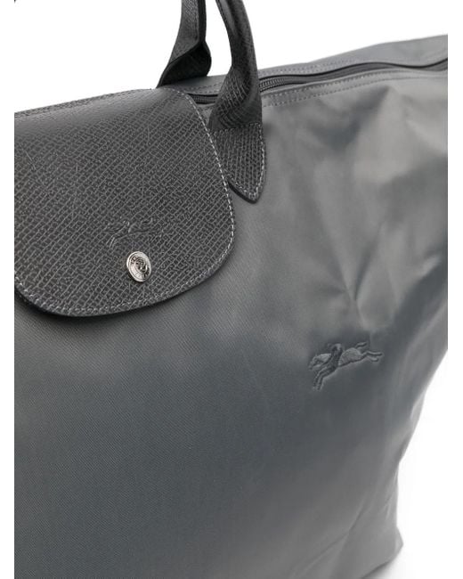 Longchamp Gray Mittelgroße Le Pliage Reisetasche