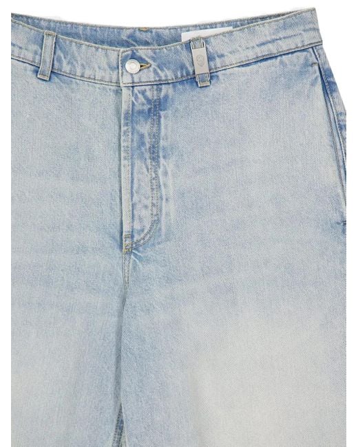 Bermudas De Algodón McQueen de hombre de color Blue