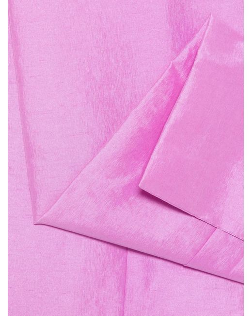Hanita Pink Rectangular-Shape Scarf