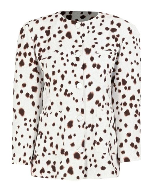 Veste À Motif Dalmatien ROWEN ROSE en coloris White