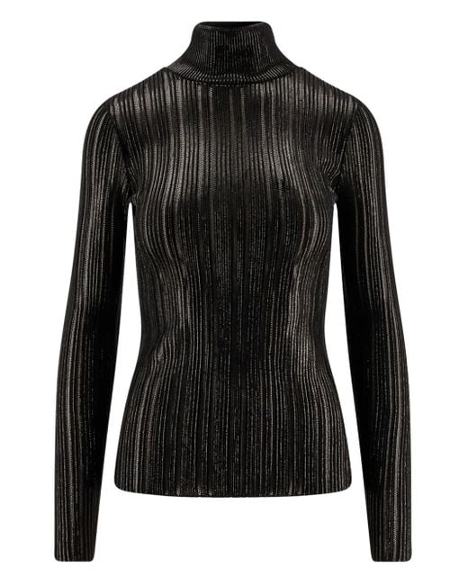 Elisabetta Franchi タートルネック トップ Black