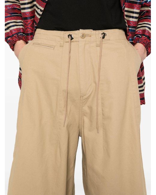 Pantalones anchos estilo capri Needles de hombre de color Natural