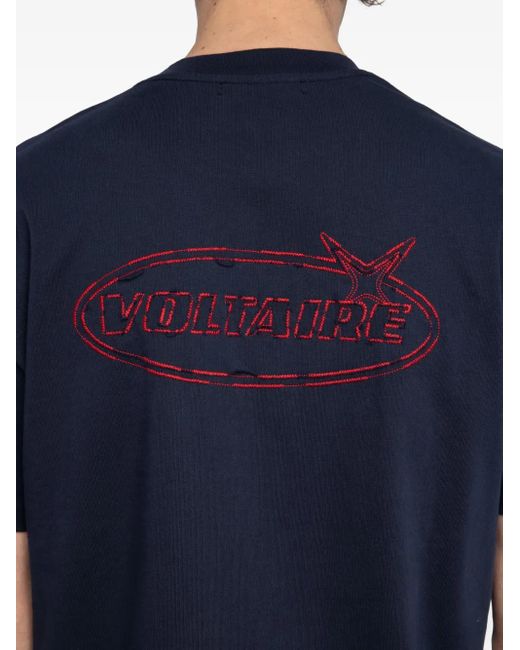 Zadig & Voltaire Blue Teddy T-Shirt for men