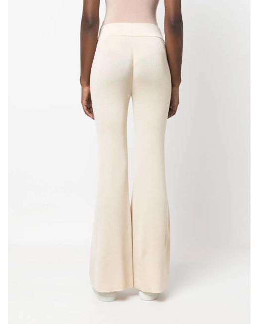 St. Agni Flared Broek in het Natural