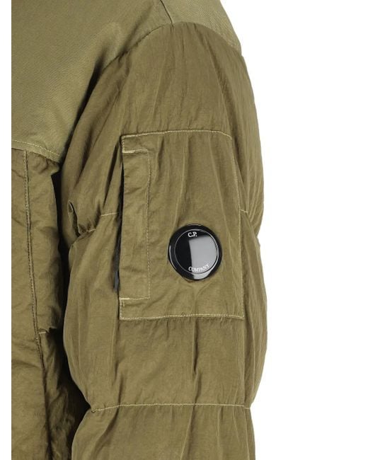 C P Company Green Quilted Jacket for men