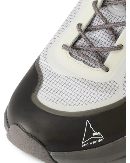And Wander White Baskets En Tissu Indéchirable