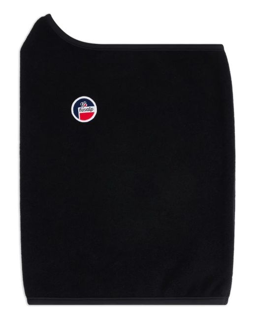 Braga de cuello de vellón con logo bordado Fusalp de color Black