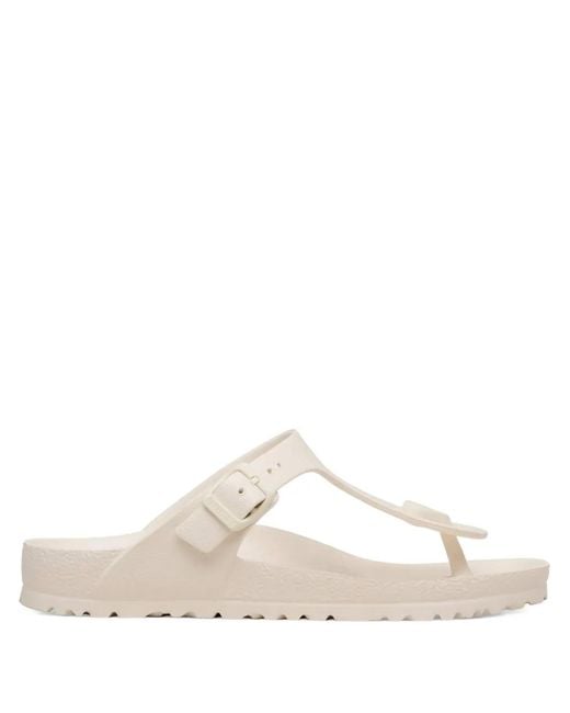 Birkenstock White Gizeh Sandals