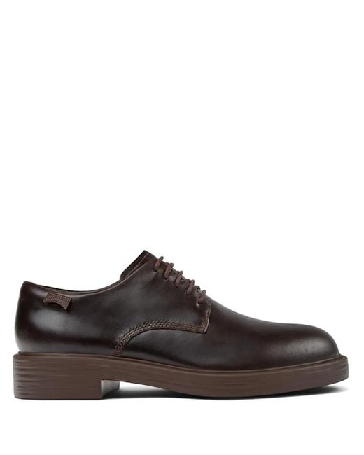 Camper Brown Dean Derby Shoes for men